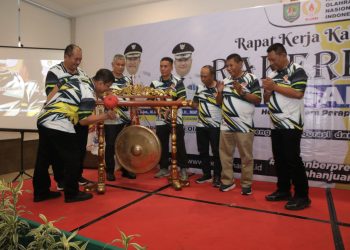 Raker KONI 2025 di Parapat, Bupati Asahan Tegaskan Komitmen Dukung Olahraga
