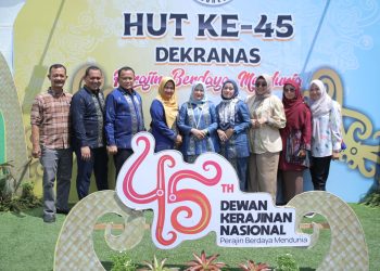 Ketua dan Wakil Ketua Dekranasda Kabupaten Asahan Ikuti Semarak HUT Ke-45 Dekranas