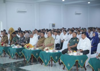 Bupati Asahan Ikuti Peluncuran Kelembagaan 80.000 Koperasi Merah Putih