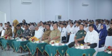 Bupati Asahan Ikuti Peluncuran Kelembagaan 80.000 Koperasi Merah Putih