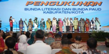 Ny. Yusnila Indriati Taufik Dikukuhkan sebagai Bunda Literasi dan PAUD Kabupaten Asahan