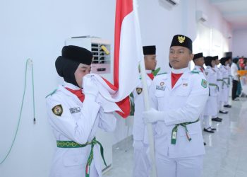 Bupati Asahan Kukuhkan Paskibraka HUT ke-80 RI