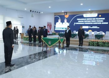 Dr Bukit Buchori Siagian Resmi Jabat Kepala Pelaksana BPBD Asahan