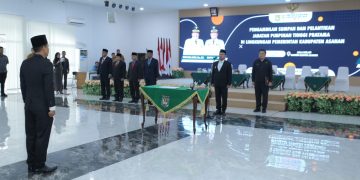 Dr Bukit Buchori Siagian Resmi Jabat Kepala Pelaksana BPBD Asahan