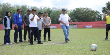 Bupati Asahan Buka Turnamen Sepak Bola U-14 HUT Partai PAN ke-27
