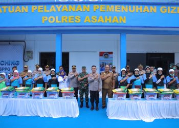 Kapolda Sumut dan Bupati Asahan Resmikan Grand Launching Operasional SPPG Polres Asahan