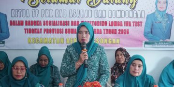 TP PKK Asahan Mantapkan Persiapan Lomba IVA Test Tingkat Provinsi di Aek Songsongan