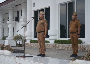 Wakil Bupati Asahan Pimpin Apel Gabungan Awal Bulan Oktober 2025