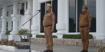 Wakil Bupati Asahan Pimpin Apel Gabungan Awal Bulan Oktober 2025