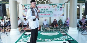 TP PKK Kabupaten Asahan Hadiri Pengajian Akbar di Desa Padang Sipirok