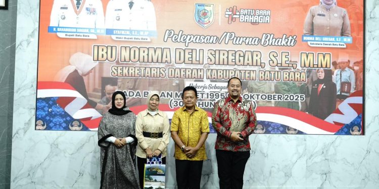 Pemkab Batubara Gelar Pelepasan Purna Tugas Sekdakab