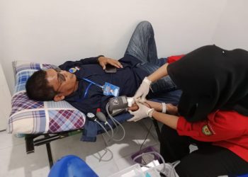 Sambut HUT ke 14, Partai Nasdem Asahan Gelar Donor Darah