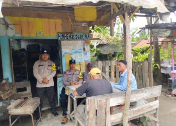 Personel Polsek Sei Tualang Raso Ajak Warga Jaga Kamtibmas