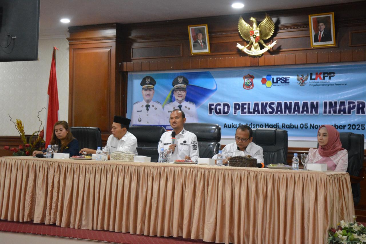 Wali Kota Tanjungbalai Buka FGD INAPROC