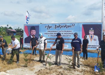 Kalapas Labuhan Ruku Hadiri Peletakan Batu Pertama Perumahan Batubara Bahagia