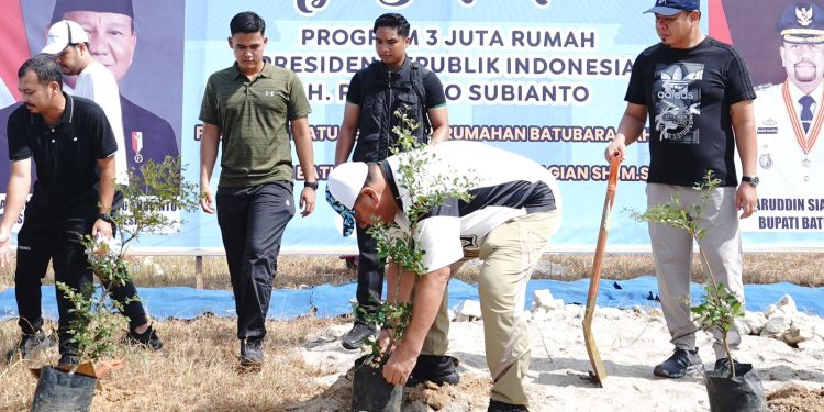 Bupati Resmikan Pembangunan Perumahan Batubara