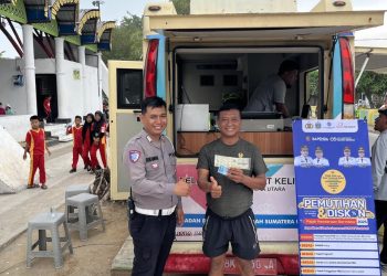 Layanan Samsat Keliling Polres Tanjungbalai Hadir di CFD 