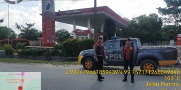 Personel Sat Samapta Polres Tanjungbalai Lakukan Patroli Kota