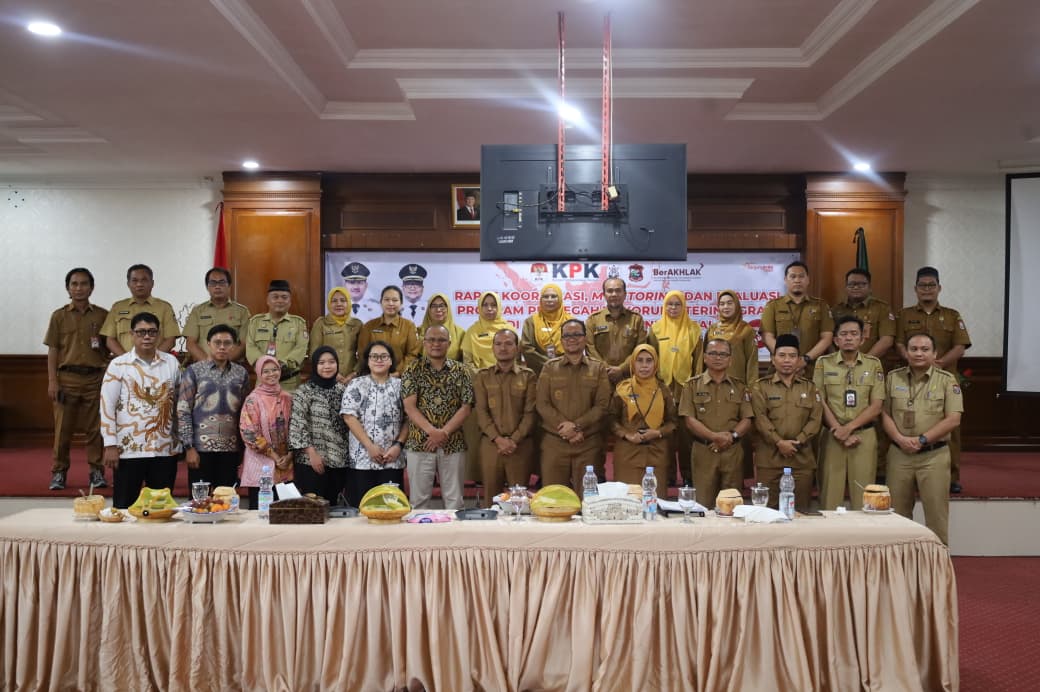 Pemko Tanjungbalai dan KPK Gelar Rakor Monitoring dan Evaluasi
