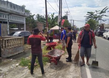 Lapas Labuhan Ruku Gelar Gotong Royong Bersama Warga Binaan
