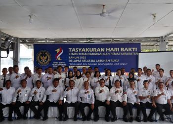 Lapas Labuhan Ruku Gelar Tasyakuran Hari Bakti Kemenimipas 