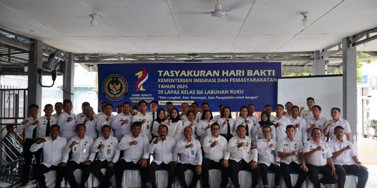 Lapas Labuhan Ruku Gelar Tasyakuran Hari Bakti Kemenimipas