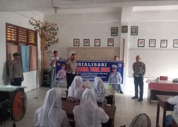 Sat Lantas Polres Tanjungbalai Sosialisasi Operasi Zebra Toba 2025 Kepada Pelajar