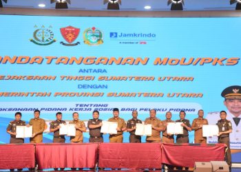 Wali Kota Tanjungbalai Hadiri Penandatanganan MoU PKS Pidana Kerja Sosial