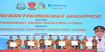 Wali Kota Tanjungbalai Hadiri Penandatanganan MoU PKS Pidana Kerja Sosial