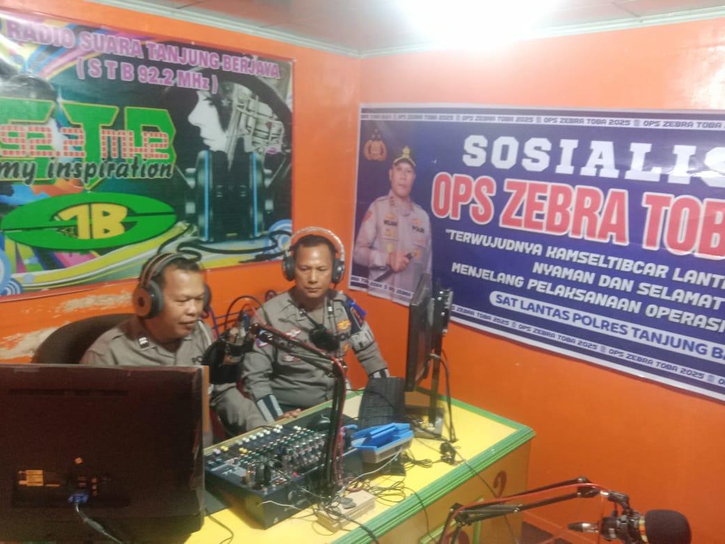 Hari Ketiga Ops Zebra Toba, Polres Tanjungbalai Gencarkan Patroli dan Sosialisasi