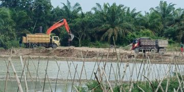 Aktivitas Galian C Diduga Ilegal Beroperasi di Desa Benteng Jaya