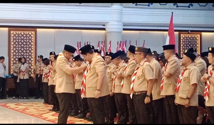 Pengukuhan dan Pelantikan Mabida, Kwarda dan LPK Gerakan Pramuka Sumut periode 2025-2030.