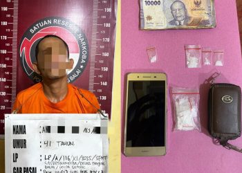 Miliki Sabu, Pria ini Diamankan Satres Narkoba Polres Tanjungbalai
