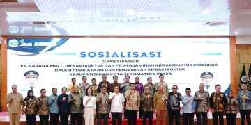 Bupati Baharuddin Hadiri Sosialisasi PT SMI dan PT PII 