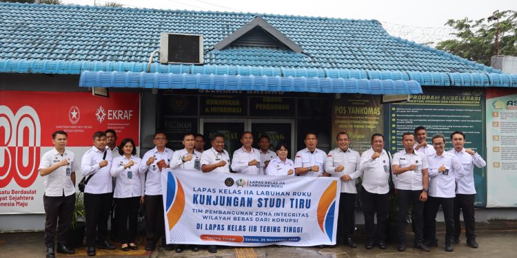 Lapas Labuhan Ruku Lakukan Studi Tiru ke Lp Tebing Tinggi