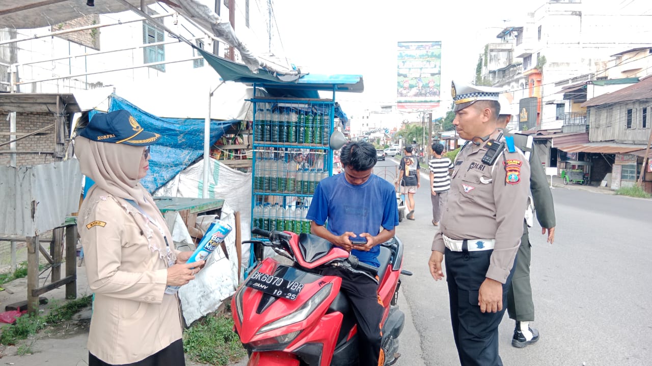 Samsat Kisaran Lakukan Sosialisasi dan Brosur Pemutihan Pajak Kenderaan Bermotor