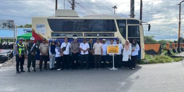 Samsat Kisaran Lakukan Sosialisasi dan Brosur Pemutihan Pajak Kenderaan Bermotor