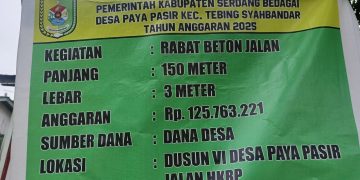 Inspektorat Sergai Didesak Segera Usut Dugaan Mark Up Anggaran di Desa Paya Pasir