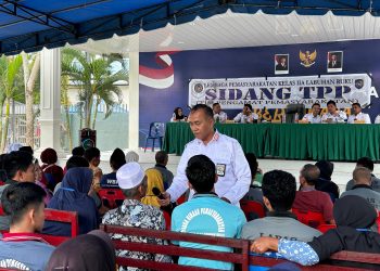 Kalapas Labuhan Ruku Pimpin Sidang TPP.