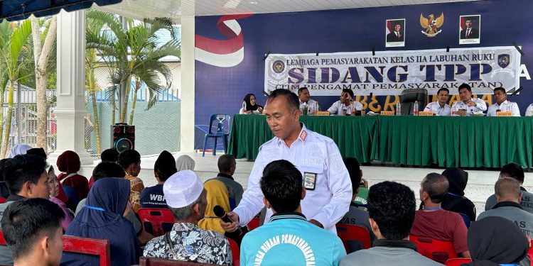 Kalapas Labuhan Ruku Pimpin Sidang TPP.