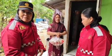 SPPG Polres Asahan Salurkan 500 Bungkus Makanan untuk Warga Terdampak Bencana Banjir