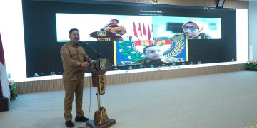 Wakil Bupati Asahan Ikuti Sosialisasi Penguatan BLUD Secara Zoom Bersama Dirjen Bina Keuangan Daerah Kemendagri