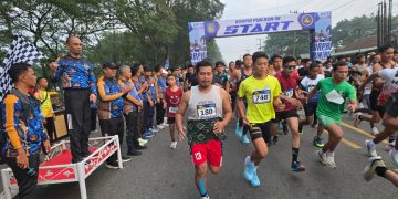 Fun Run Warnai HUT KORPRI Asahan, Donasi Mengalir untuk Korban Bencana