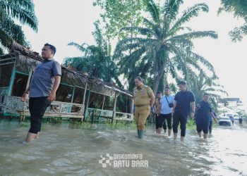 Bupati Batubara Tinjau Lokasi Banjir di Desa Sido Mulyo dan Tanjung Mulia