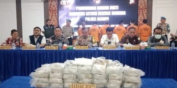 Polres Asahan Musnahkan 75,5 Kilogram Narkoba 