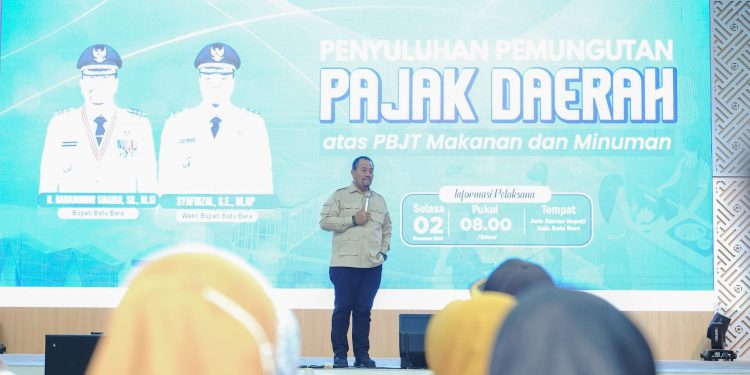 Bupati Batubara Hadiri Penyuluhan Pemungutan Pajak Barang dan Jasa
