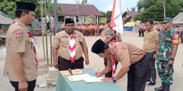 Ini Pesan Ka Kwarcab Asahan Saat Melantik Pengurus Mabiran Buntu Pane