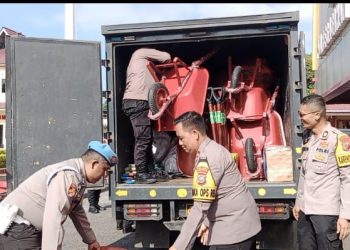 Polres Asahan Salurkan Bantuan Tahap Kedua ke Korban Bencana Alam di Kabupaten Tapteng