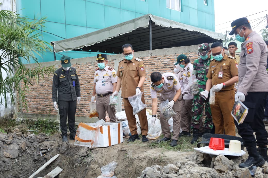 Wakil Walikota Tanjungbalai Hadiri Pemusnahan Tangkapan Karantina