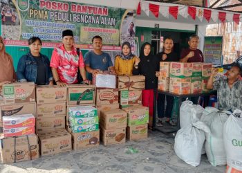 Warga Asahan Antusias Bantu Korban Bencana Aceh, Sumut, dan Sumbar ke Posko PPMA
